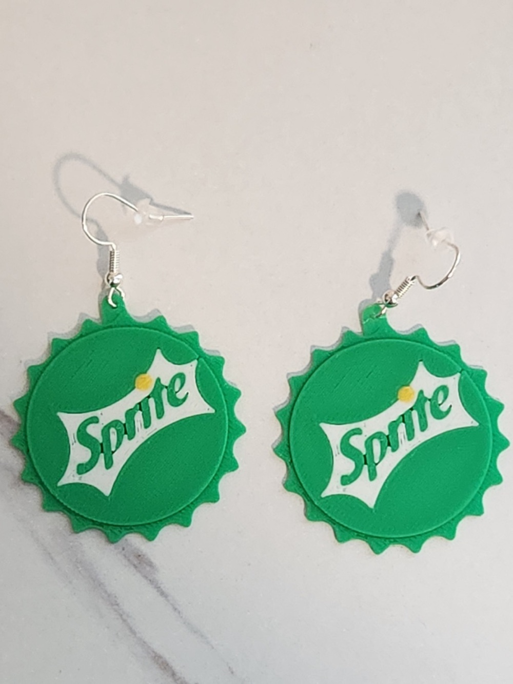 Sprite 3D Printed Earrings